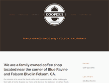 Tablet Screenshot of cooperscoffeehouse.com